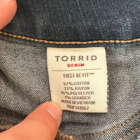 Torrid Jegging Skinny Super Stretch Mid-Rise Jean Size 20S (Short) - Picture 10 of 10